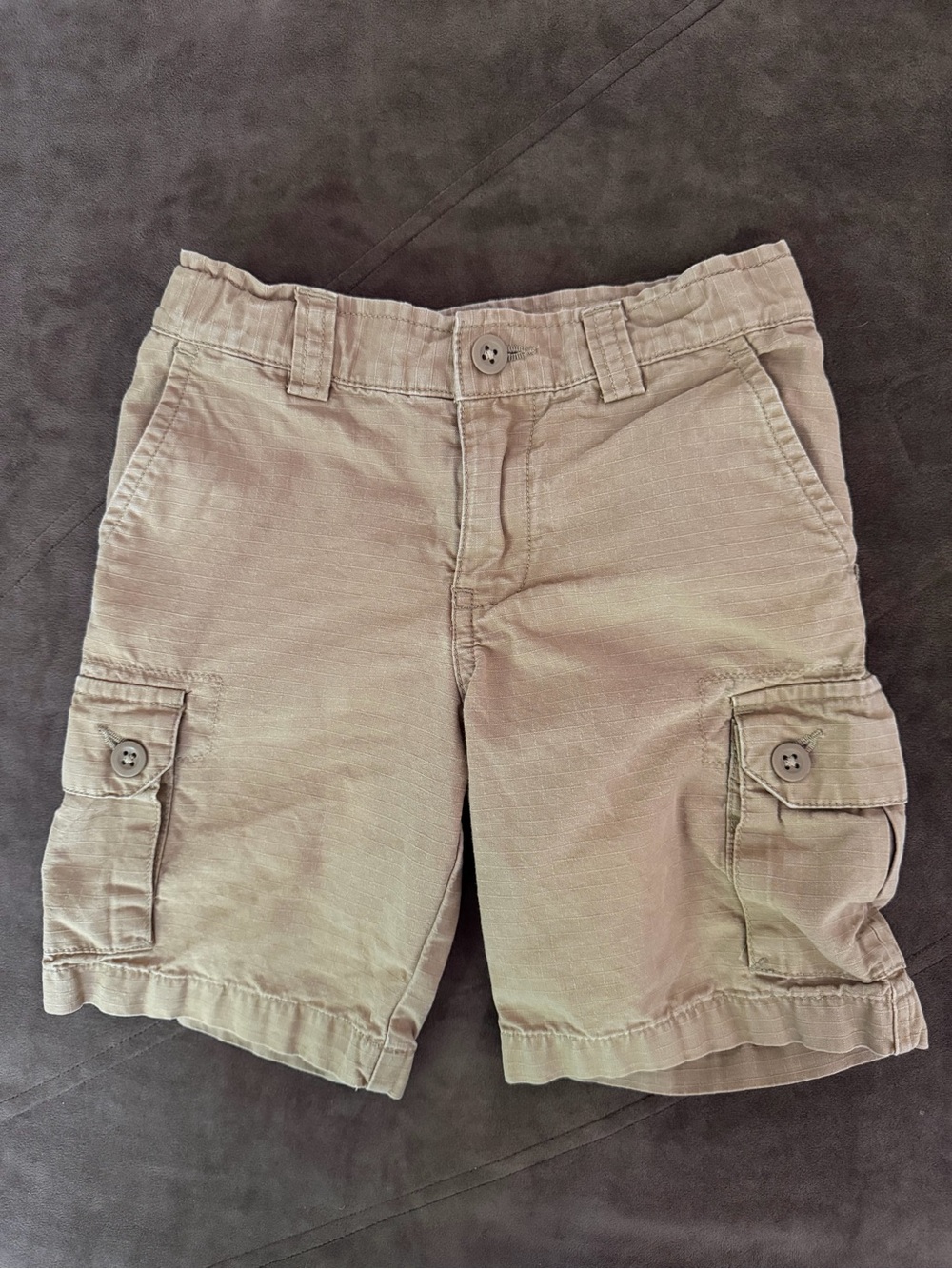 Polo by Ralph Lauren Tan Cargo Shorts for Kids Adjustable waist